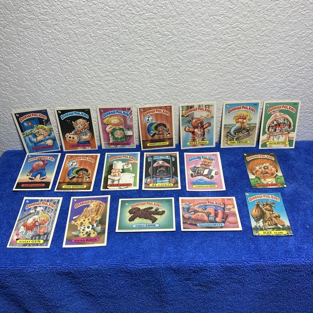 20 Vintage Garbage Pail Kids